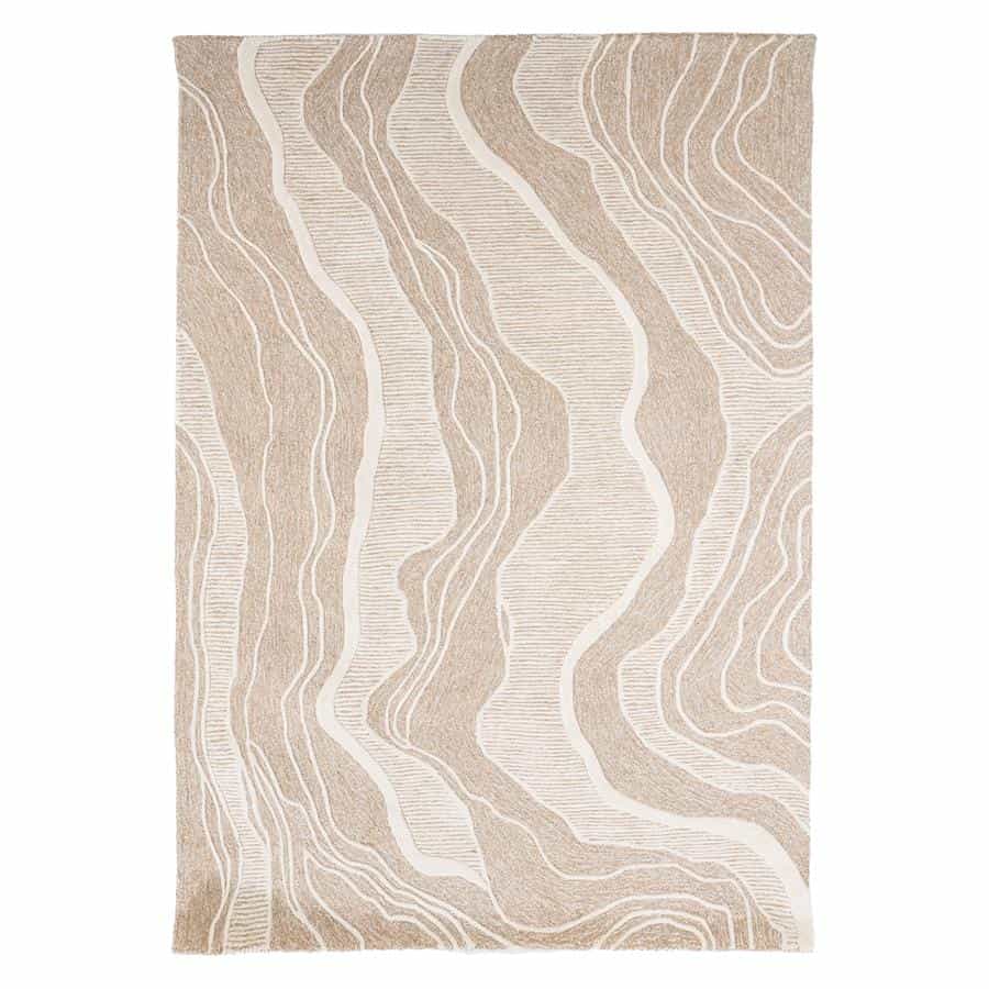 Vloerkleed Soil 160x230 cm Beige - By-Boo