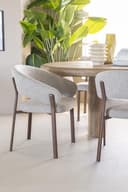 Stoel Sedia met armleuning Bruin - By-Boo