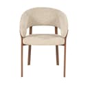Stoel Sedia met armleuning Bruin - By-Boo