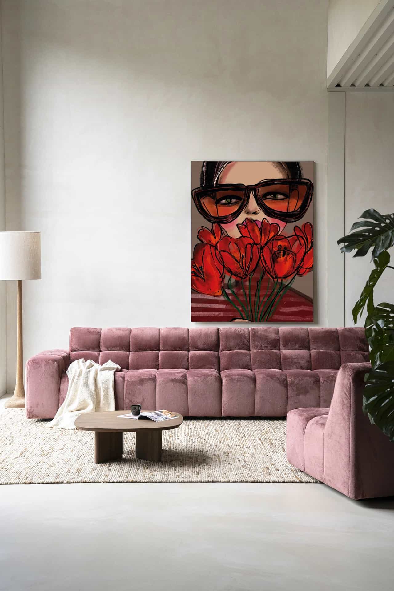Wandkleed Poppy - Urban Cotton