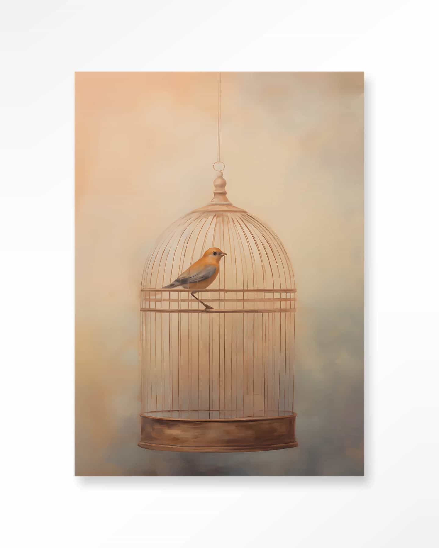Wandkleed Bird Cage - Urban Cotton