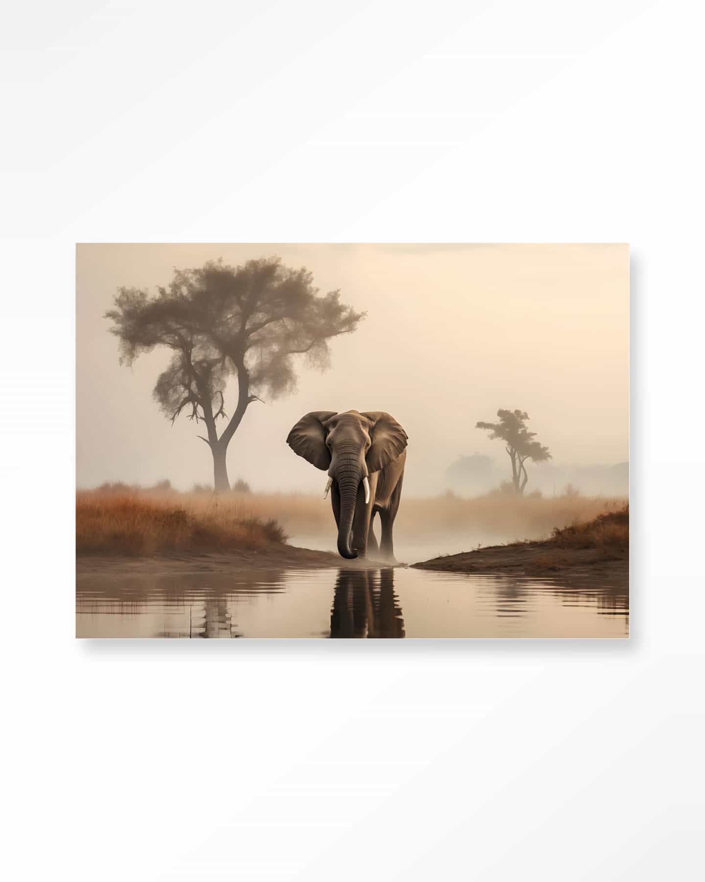 Wandkleed Savannah Elephant - Urban Cotton