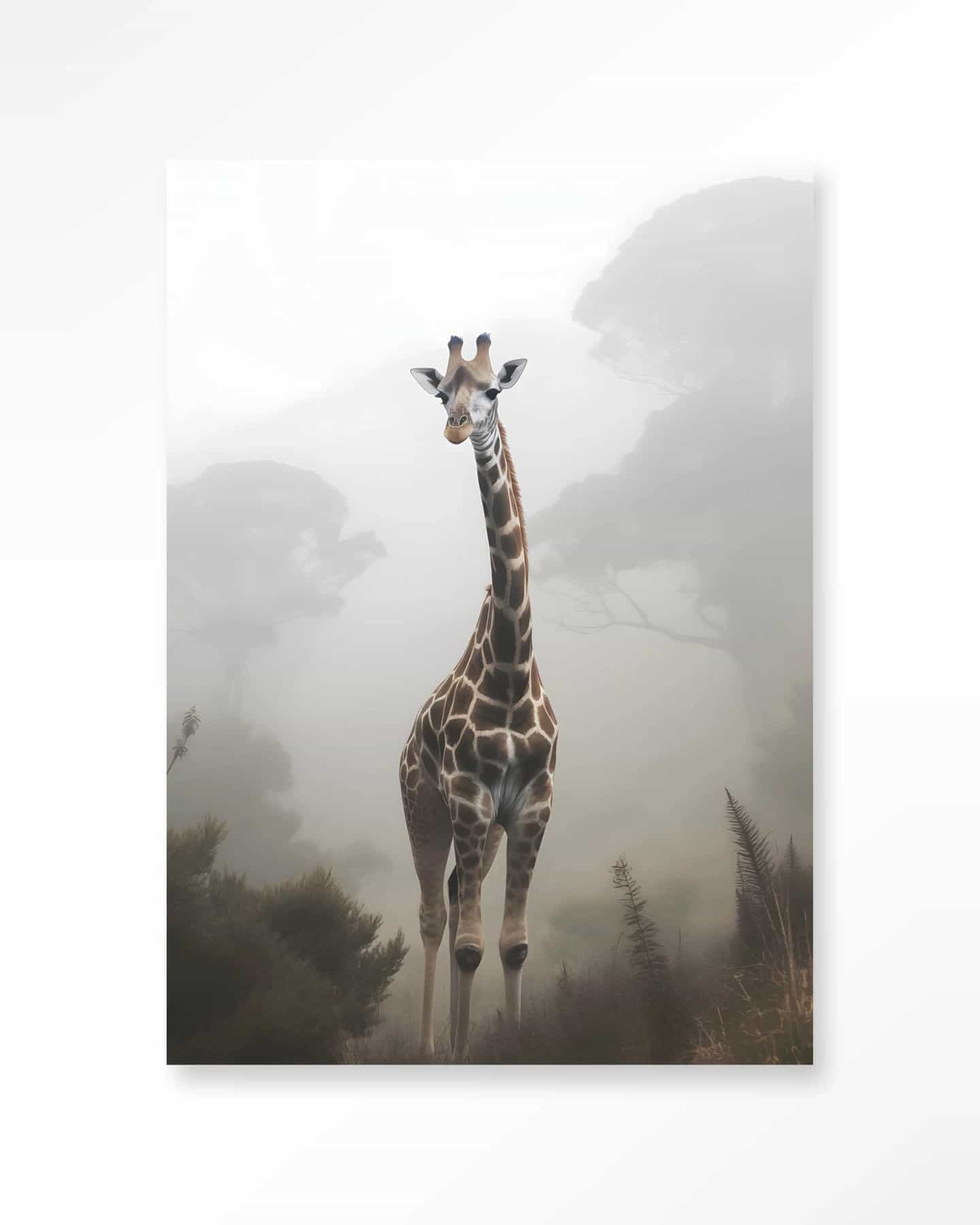 Wandkleed Giraffe Mist - Urban Cotton