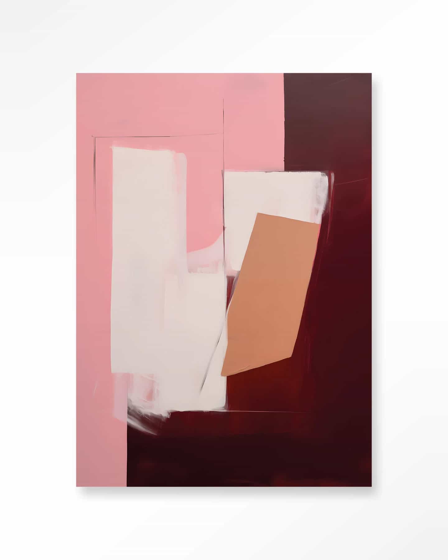 Wandkleed Red Fields - Urban Cotton
