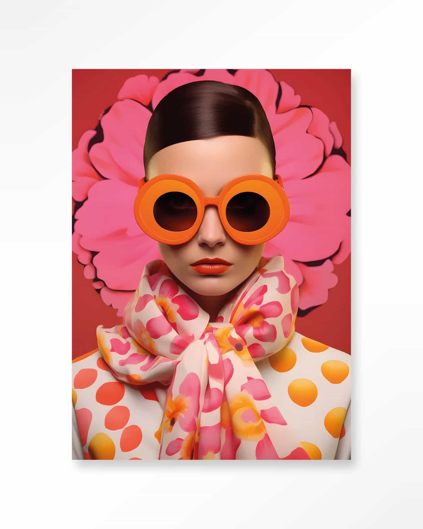 Wandkleed Pink Flower - Urban Cotton