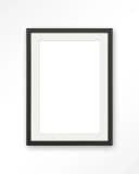 Houten lijst 50x70 cm - zwart - passe partout - Urban Cotton ophangsysteem