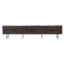 TV meubel Remi 6 drs. bruin Mangohout - Eleonora