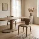 Stoel Dave taupe Porto - Eleonora