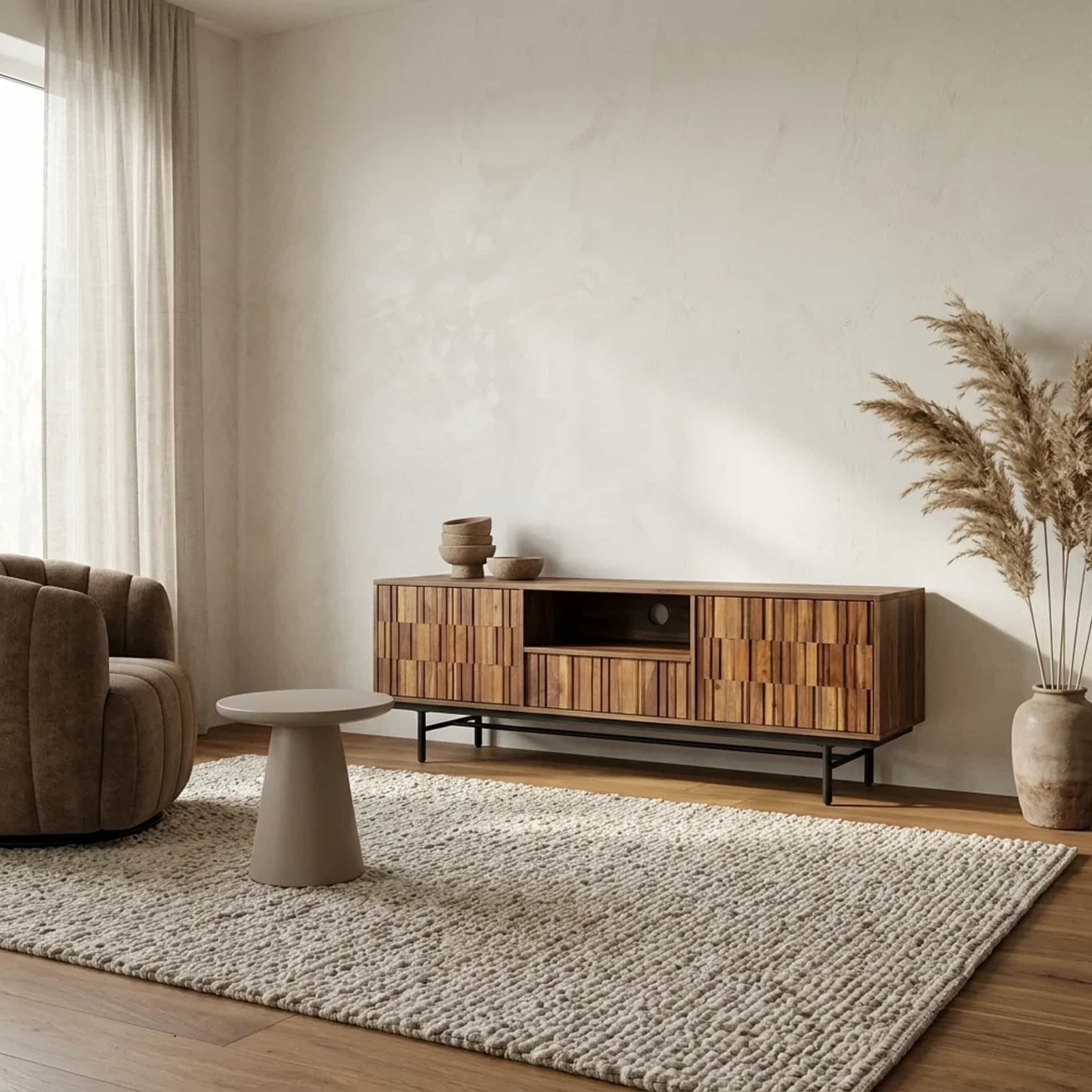 Dimaro TV-meubel bruin 145 cm - Tower Living