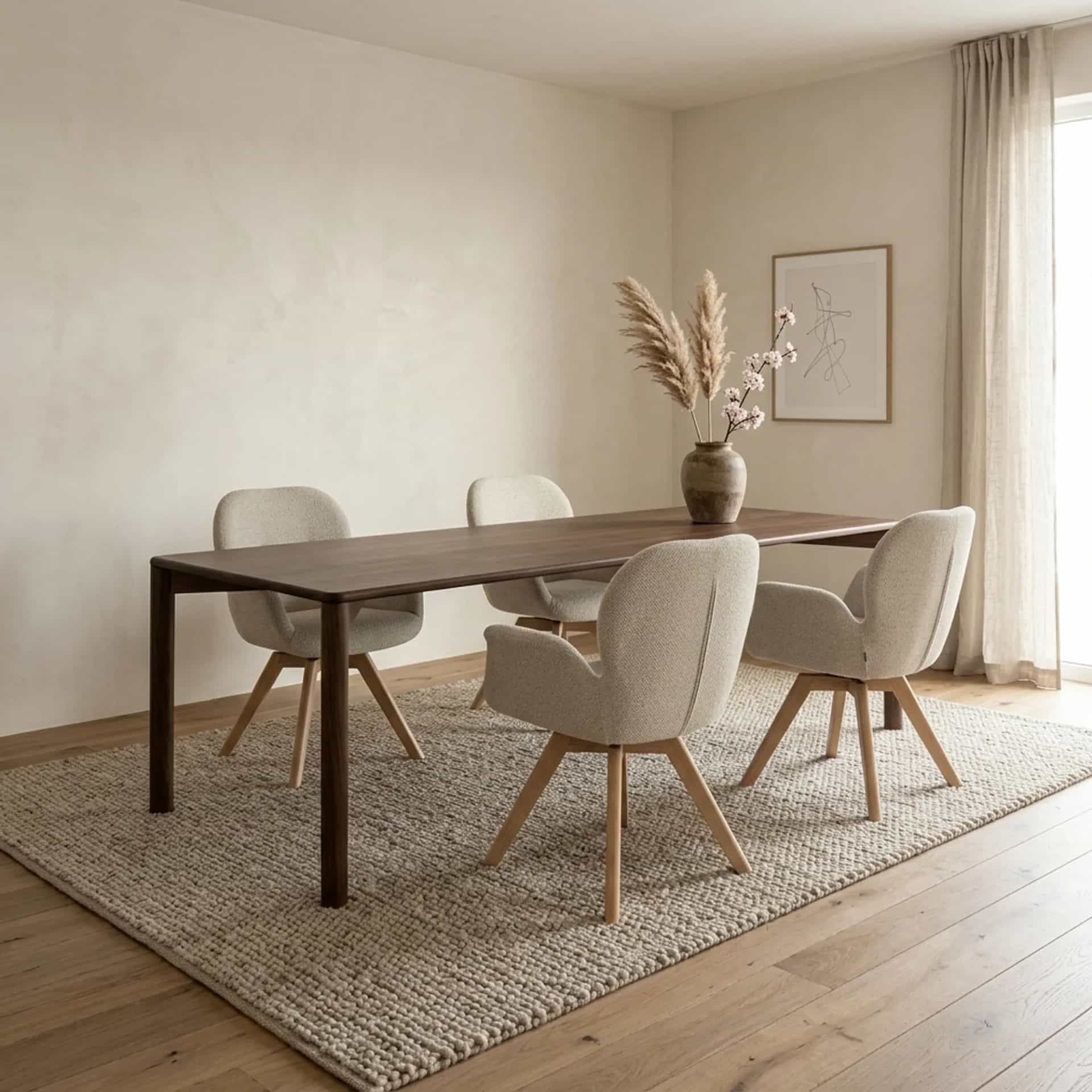 Eettafel Okky Walnoot