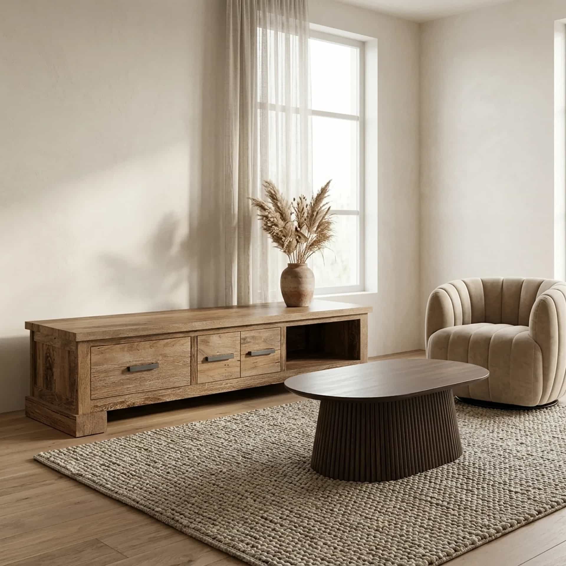 Lorenzo TV-meubel bruin 160 cm - Tower Living
