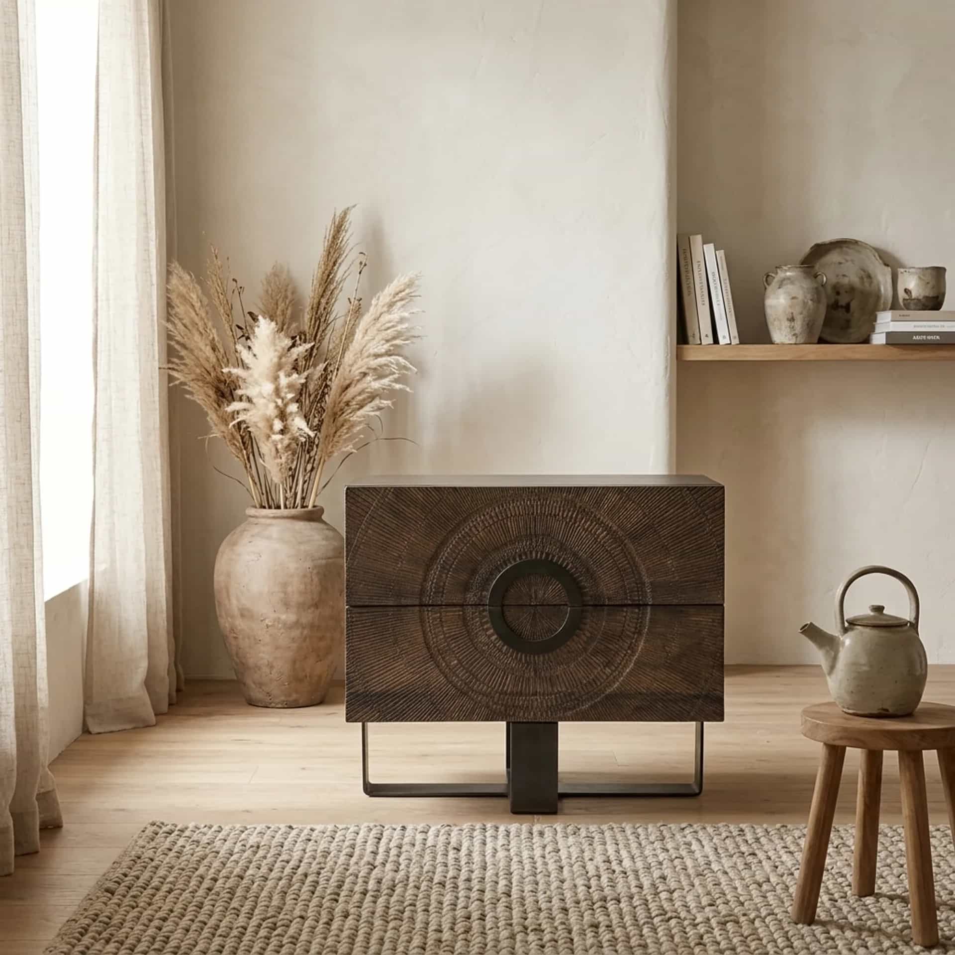 Padua Ladekast bruin 80 cm - Tower Living