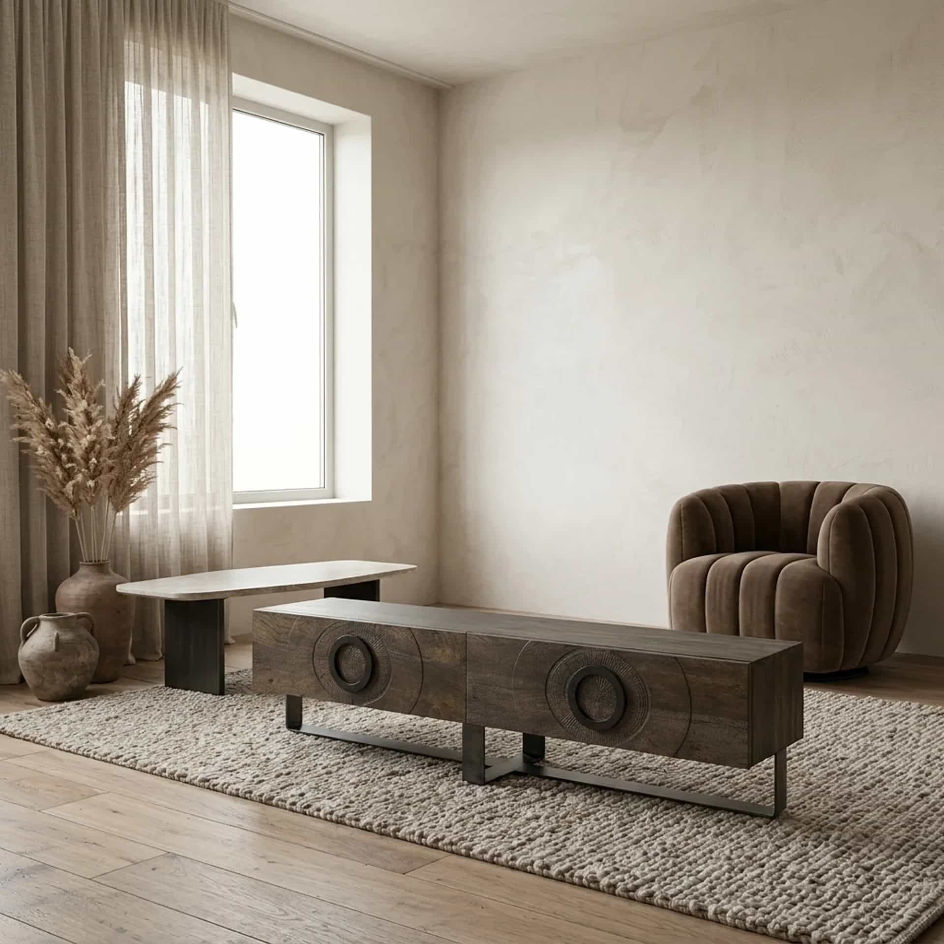 Padua TV-meubel bruin 200 cm - Tower Living