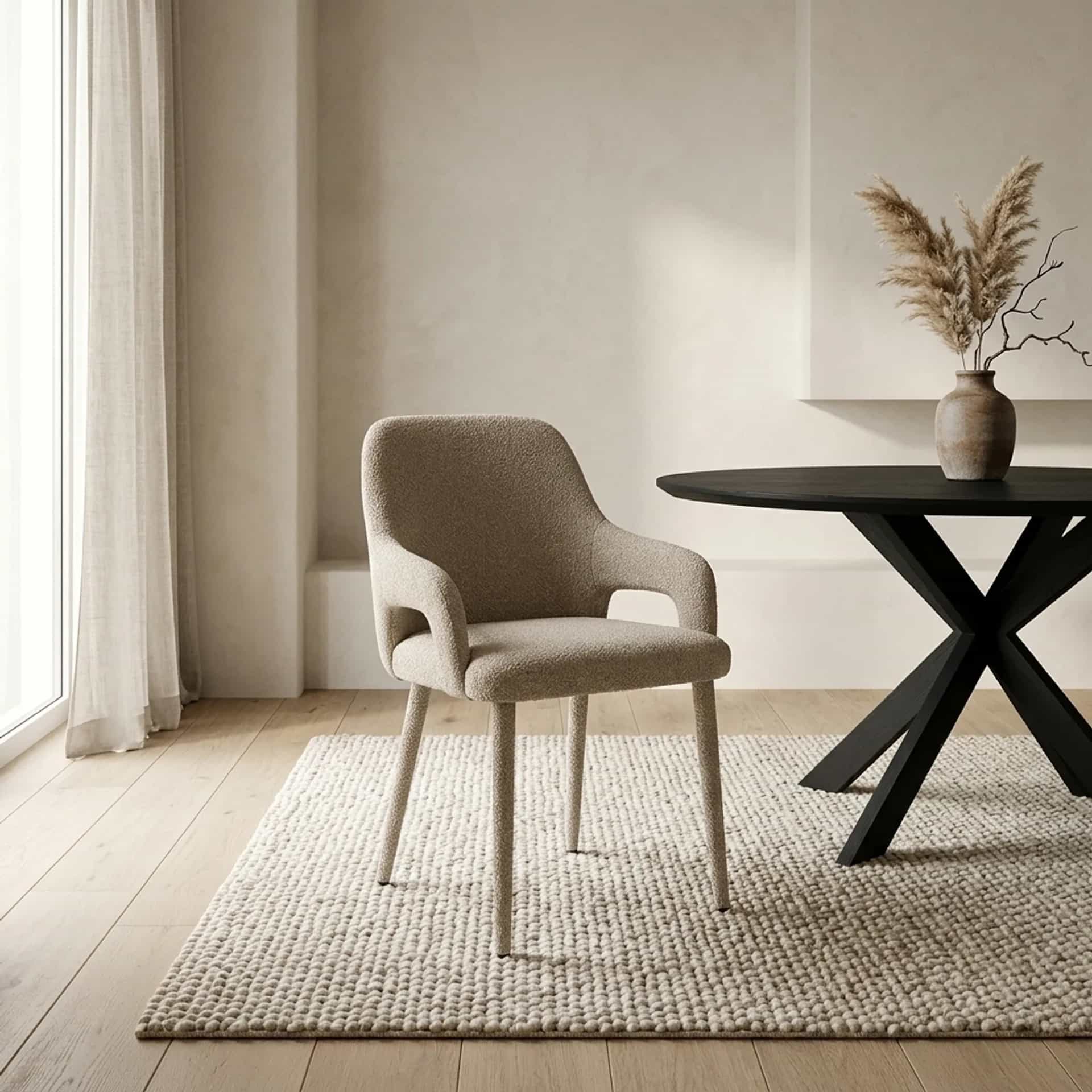 Stoel Fika Taupe - By-Boo