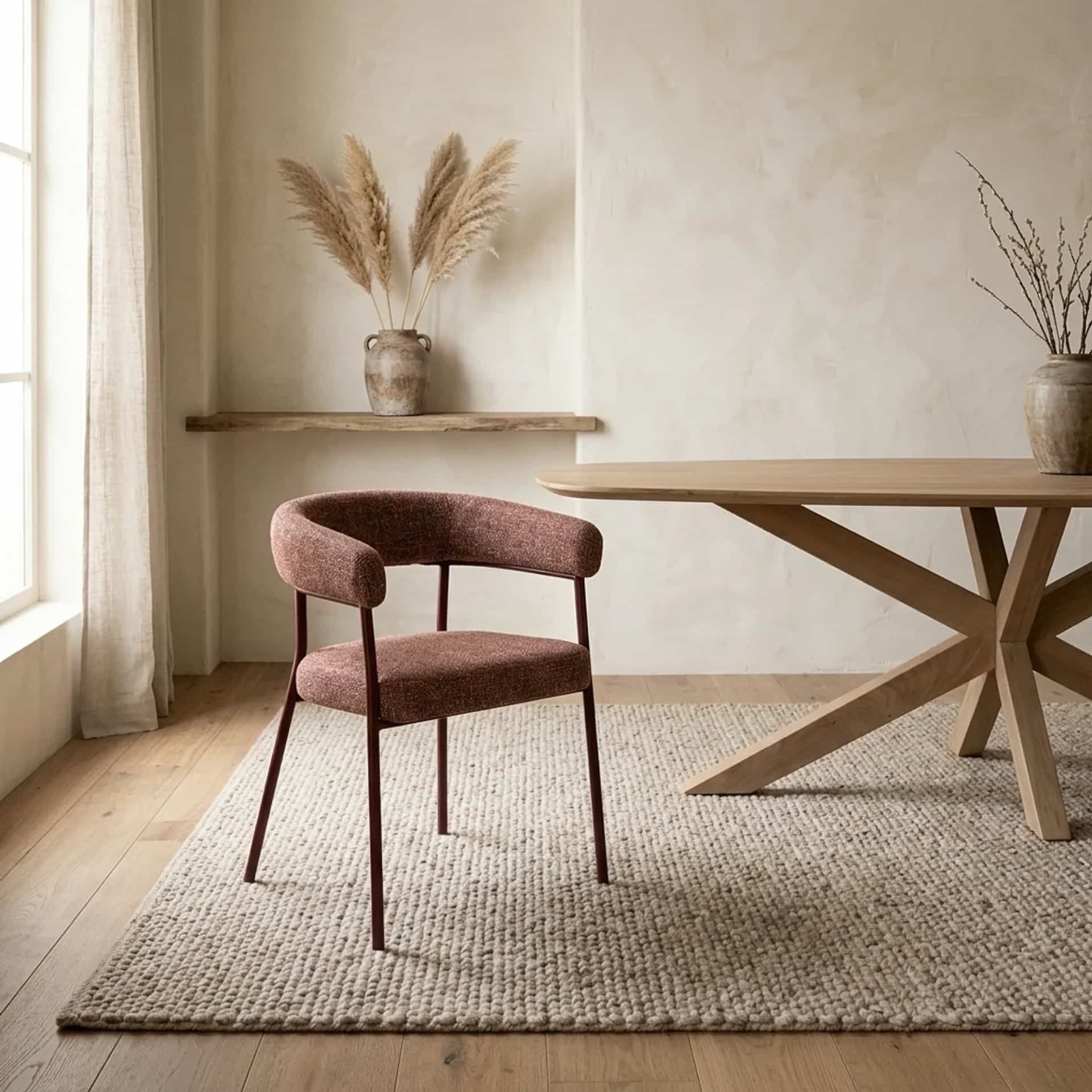 Stoel Yovi Burgundy - By-Boo