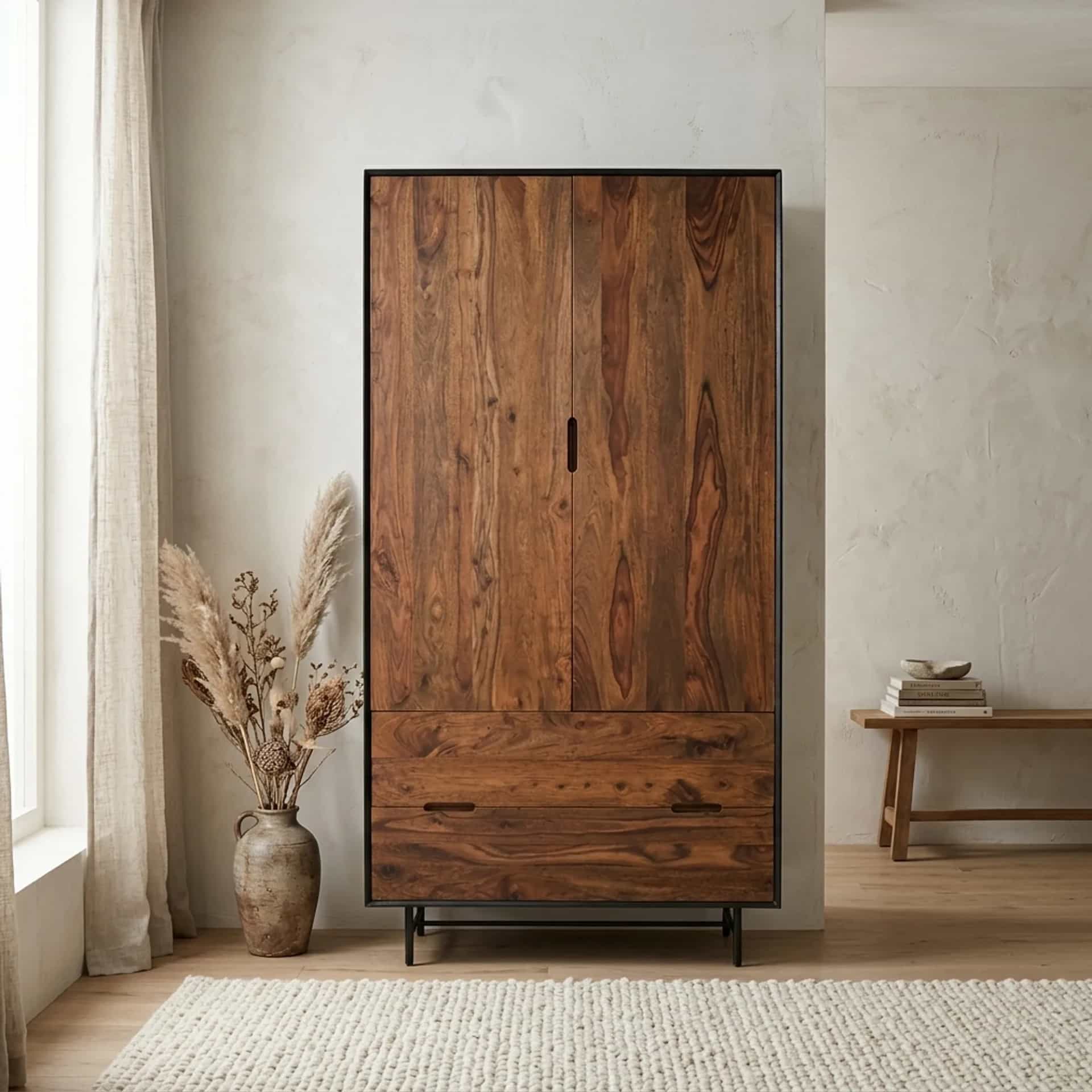 Taviano Opbergkast bruin 120 cm - Tower Living