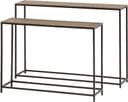 Baku wandtafel set van 2, Brass antique - My Sons