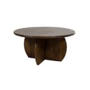 Salontafel Ø80, Mango Brown Walnut, Belly Table Collection - My Sons