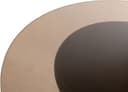 Yves bijzettafel Ø57, H47, Mango Matt Walnut, Smoke glass - My Sons