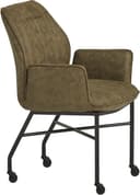 Denver eetkamerstoel - WHEEL - Micro - Olive 4 - My Sons