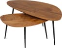 Salontafel, set van 2, organisch, Ginger - My Sons