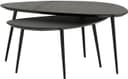Salontafel, set van 2, organisch, Black - My Sons