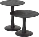 Bijzettafel Ø60, laag, Black - My Sons