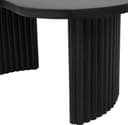 Firenze salontafel 85, boon vorm, Black - My Sons