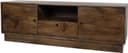 TV dressoir 150 met 2 deuren, 1 lade en 1 open vak, Mango Brown Walnut - My Sons