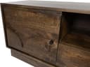 TV dressoir 150 met 2 deuren, 1 lade en 1 open vak, Mango Brown Walnut - My Sons