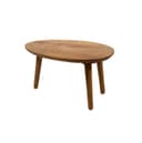 Hamburg salontafel ovaal 60, H32, Smooth Natural - My Sons