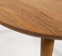 Hamburg salontafel ovaal 60, H32, Smooth Natural - My Sons