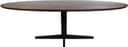 Eetkamertafel 160, ovaal, poot Black, Mango Brown Walnut - My Sons