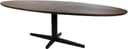 Eetkamertafel 220, ovaal, poot Black, Mango Brown Walnut - My Sons