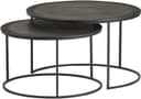 Verona salontafel set van 2, Black - My Sons