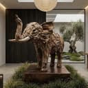 Olifant groot teak - Mokana Furniture