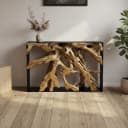 Sidetable Camiel boomstam teak - Sventerior