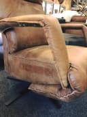 Relaxfauteuil Ipanema, Africa leder Tabac, detailfoto 3 - Het Anker