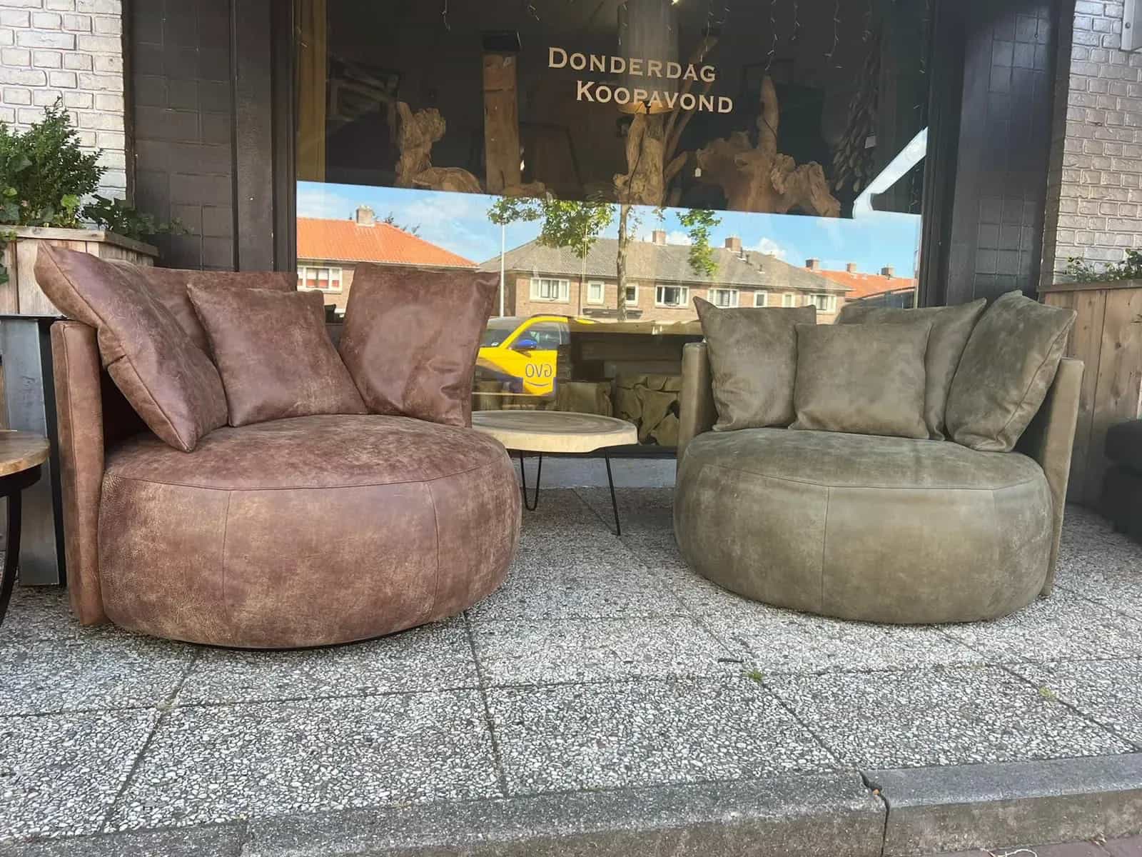 Loveseat Bistro leder