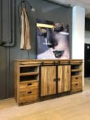 Dressoir Donny Teak 2 schuifdeuren 240 cm - Sventerior