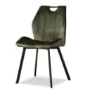 Eetkamerstoel Devon - Velvet Hunter, hoofdfoto - Lenselink Furniture