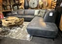 Hoekbank Mondo van Zitform in oersterk africa leder black