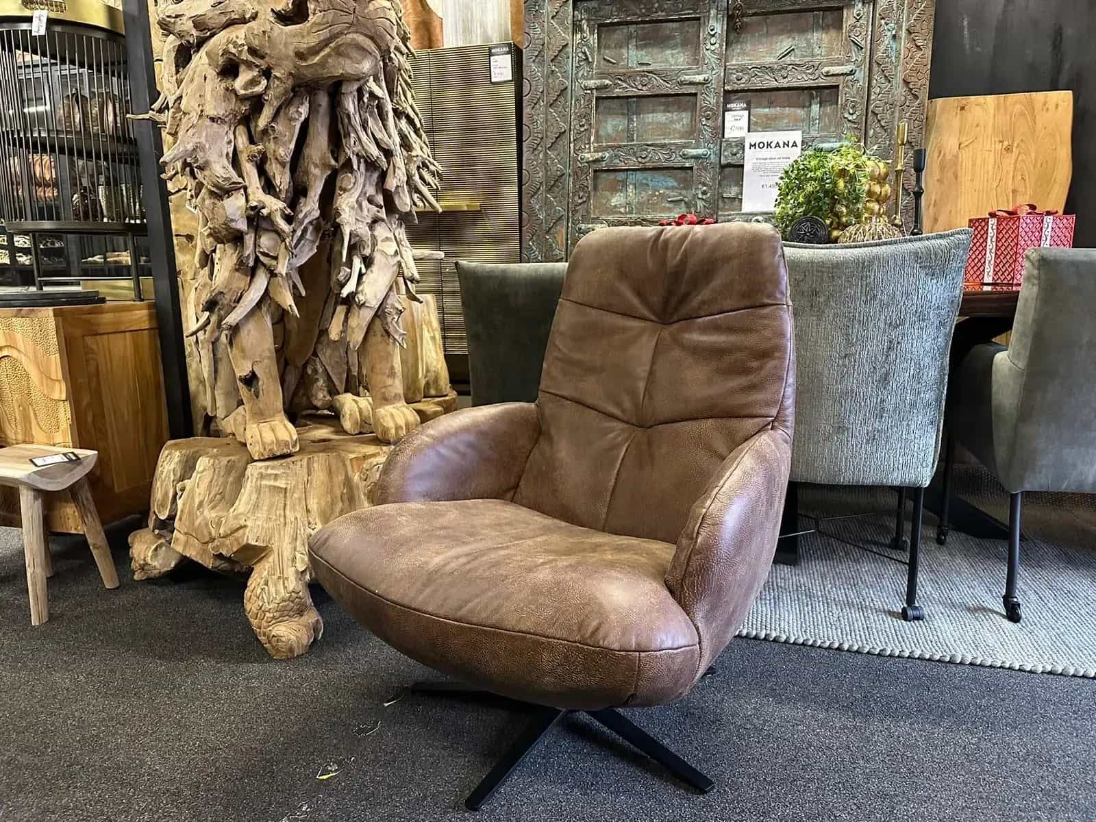 Fauteuil Vigo Tabac