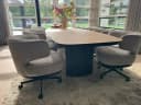 Eetkamertafel Monk | Deens ovaal, van PMP Furniture, achteraanzicht