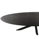 Eettafel Brandy Black | 240 cm | Ovaal - Starfurn