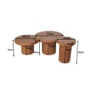Salontafel Maya | 70 cm | set van 3 - Starfurn