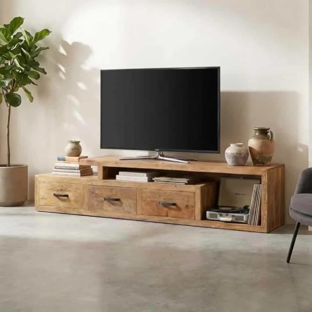 TV Meubel Solid | Naturel | 225cm