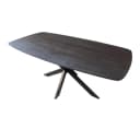 Eettafel Deens ovaal zwart | Mangohout - Mokana Furniture
