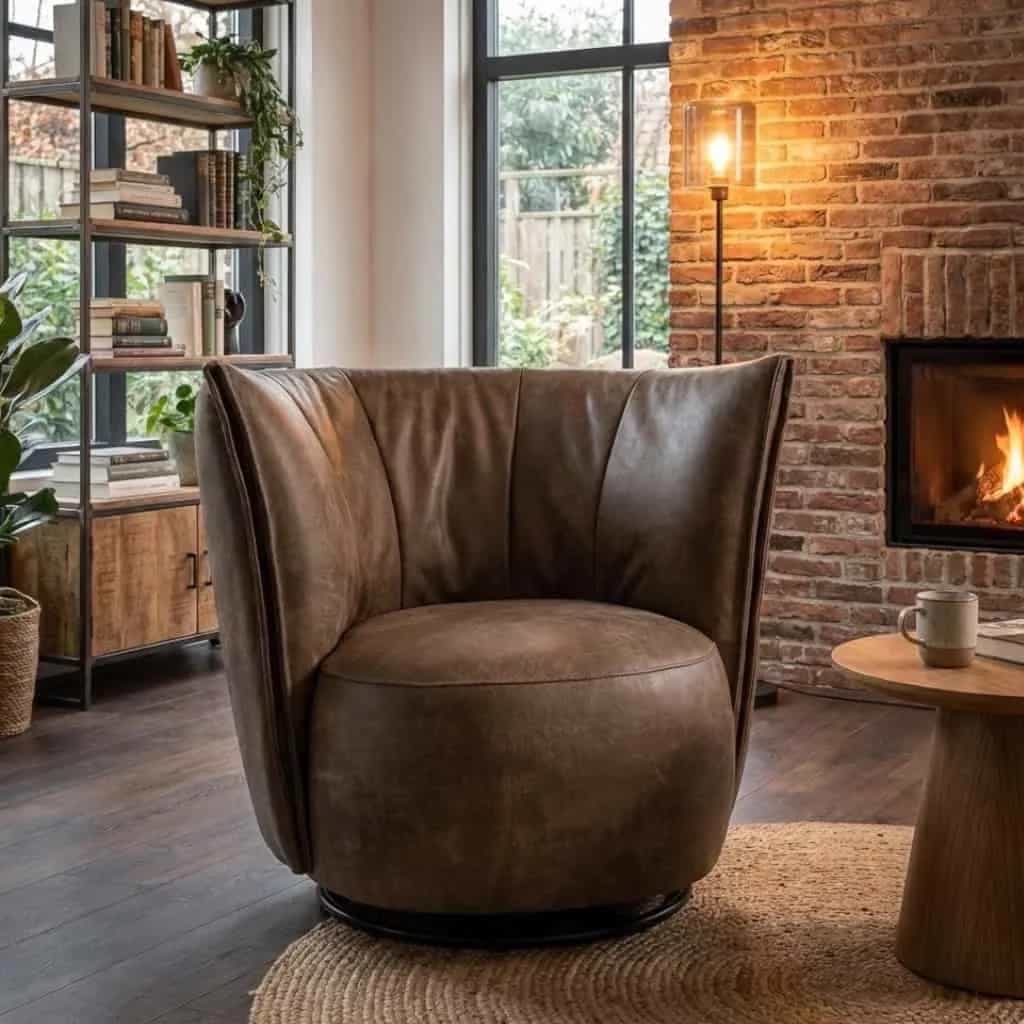 Draaifauteuil Bern | Africa leder