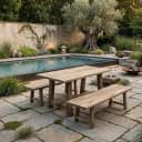 Tuintafel set Masimo eiken - Sventerior